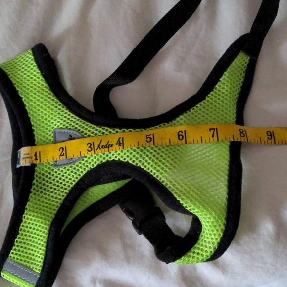 NWOT Neon green harness and leash - Picture 6 of 8